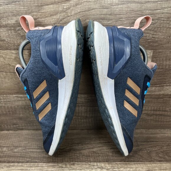 Adidas Rapidrun X Blue Gold Womens US Size 6 EUR 37.3 G27446 Running Shoes - Picture 5 of 9